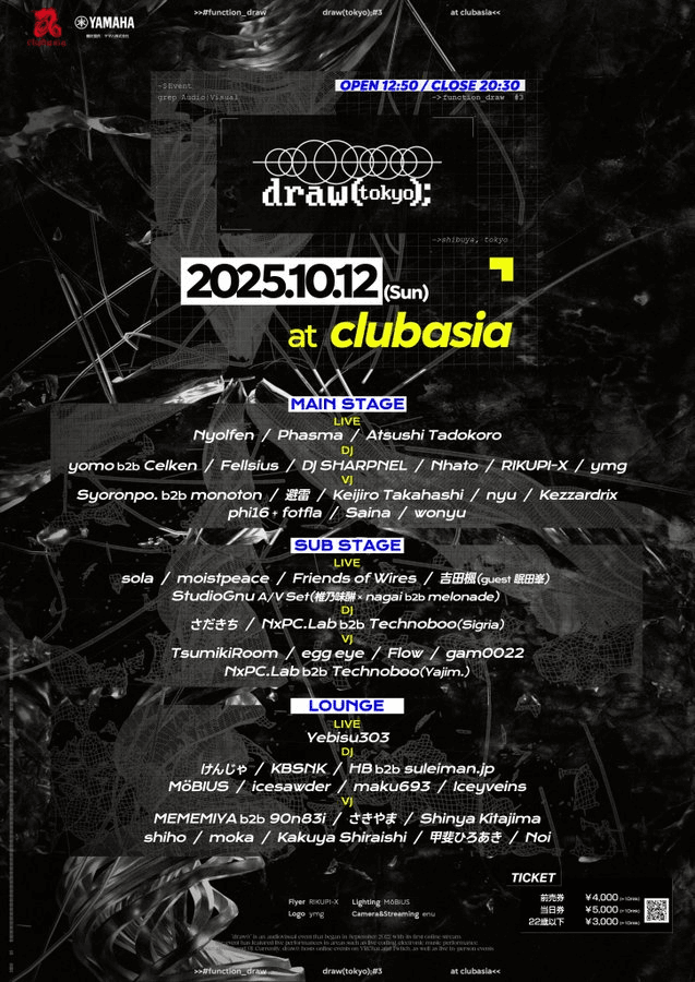 draw(tokyo); #3 - StudioGnu A/V Set